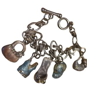 Enamel Charms Bracelet